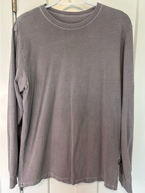 Billabong Wave Washed Long Sleeve T-Shirt in a Washed Purple Haze Size Medium